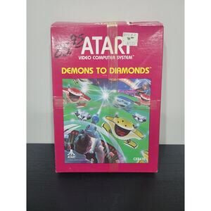 Atari 2600 Demons To Diamonds CIB Complete in Box TESTED CX 2615